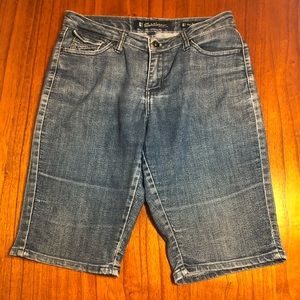 Salt works NY city med rise Bermuda jean shorts